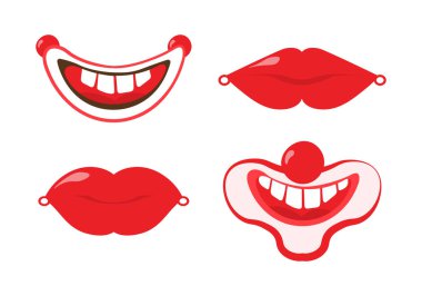 Yahudi bayramı için maskeli Purim tasarımı.