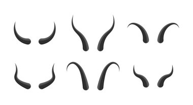 Büyük boynuz koleksiyonu, kırmızı şeytan şeytan.