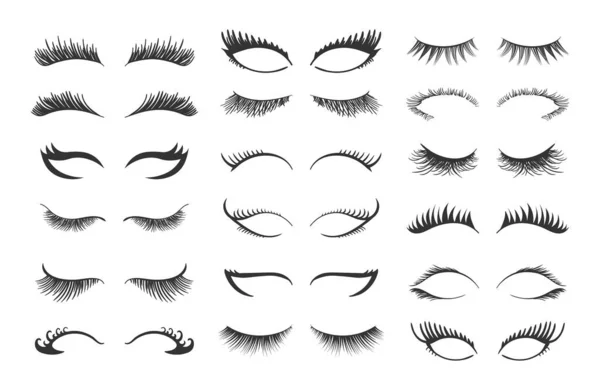 Set pour faire pousser les cils, maquillage professionnel — Image vectorielle