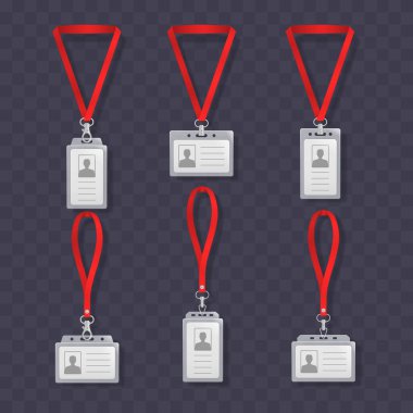 Kimlik kartı için boş plastik giriş kartı