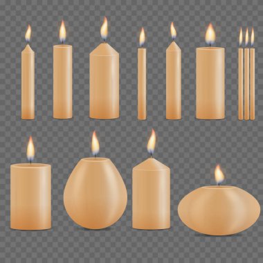 Noel, doğum günü, kilise, parti mumları..