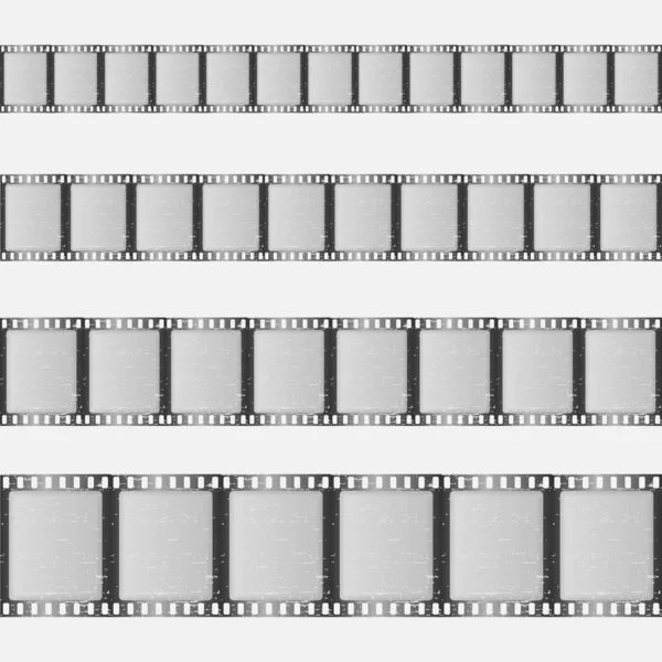 Filmvisszaszámlálás, régi filmszámolás. — Stock Vector