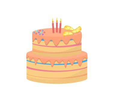 Lezzetli tatlılar, mumlu doğum günü pastaları.. 