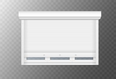 Gerçekçi pencereler. Metal silindirler kör..