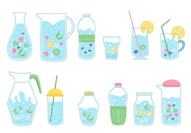 Daha fazla su iç, cam şişeyle iç.