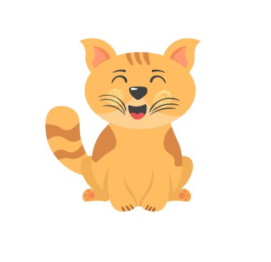 Sevimli kedi yavruları ve kedi karakterleri..