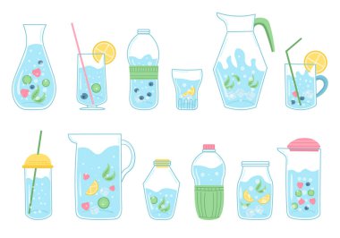 Daha fazla su iç, cam şişeyle iç.