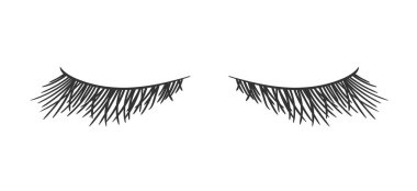 Kirpiklerin büyümesi, profesyonel makyaj.