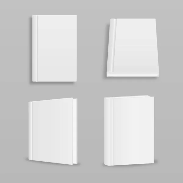 空白の雑誌の表紙、本、小冊子、パンフレットを設定. — ストックベクタ