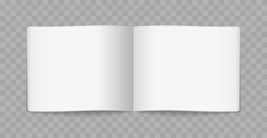 Boş dergi kapağı, kitap, kitapçık, broşür ayarla.