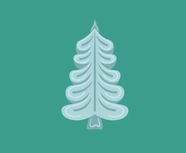 Set de dibujos animados árboles de Navidad y Año Nuevo. — Vector de stock