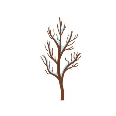 Yılbaşı, xmas Karda kış ağaçları.