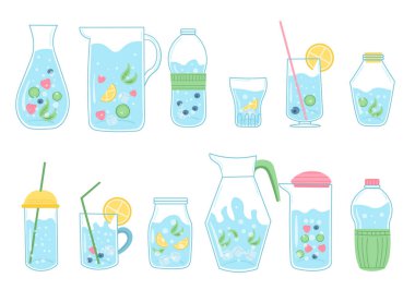 Daha fazla su iç, cam şişeyle iç.