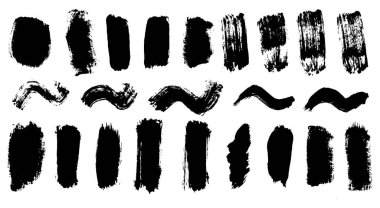 El çizimi mürekkep çizgileri ve fırça darbeleri.