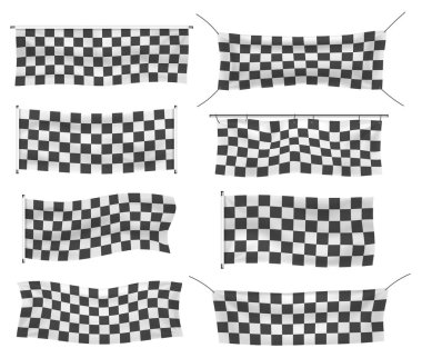 Damalı yarış sancakları, bayrak.