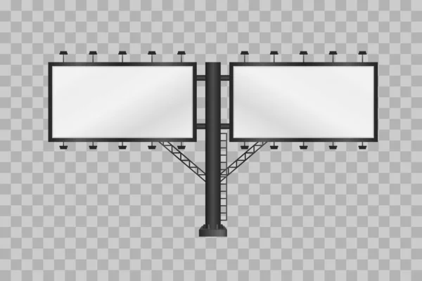 Плакати або рекламні щити міські банери для реклами — стоковий вектор