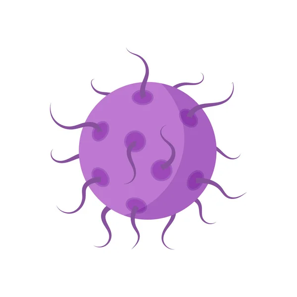 Дельта коронавируса бактерии или ковид 19 вирус, микробы. — стоковое фото