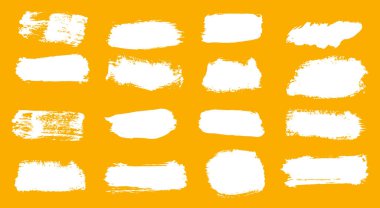 Beyaz fırça darbeleri suluboya toprak pankart