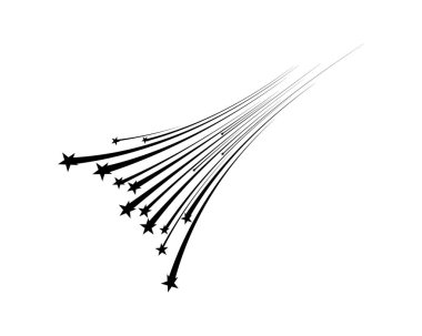 Comic için siyah hız çizgileri, hareket efekti.