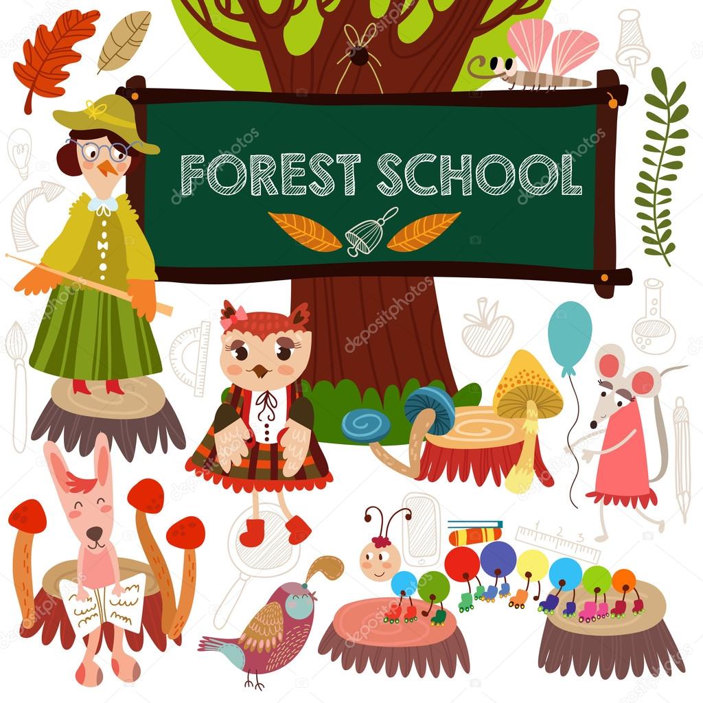 Woodland and Forest Animals in School.