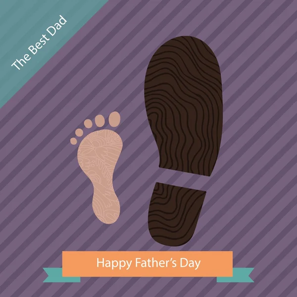Joyeuse fête des pères — Image vectorielle
