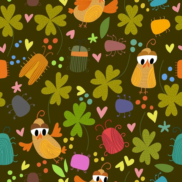 St. Patrick's day background in green colors. Vector illustratio — Stockový vektor