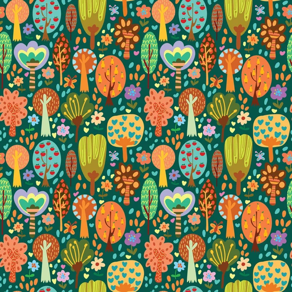 Outdoor concept seamless pattern — Stock vektor