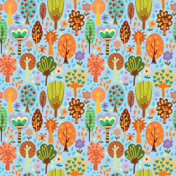 Outdoor concept seamless pattern — Stock vektor