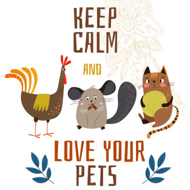Sakin ol ve senin pets seviyorum