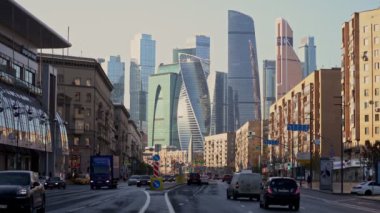 Moskova iş manzaralı şehir manzarası
