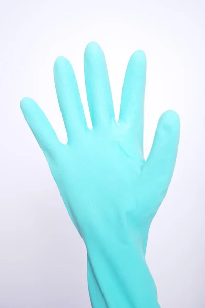 Indossare guanti puliti — Foto Stock