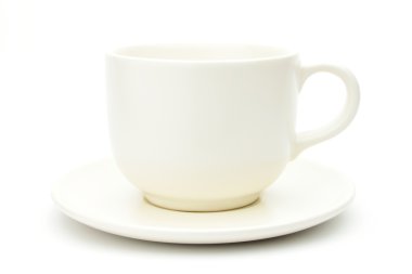 beyaz kahve fincanı