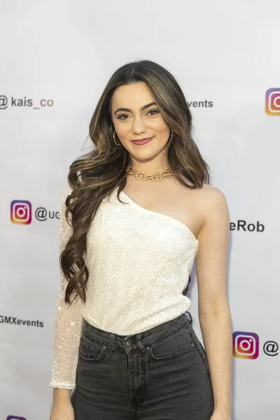 Leona Ramirez Participa Young Hollywood Social Media Industry Party Residência — Fotografia de Stock