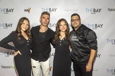 Bianca D 'Ambrosio, Kristos Andrews, Chiara D' Ambrosio, Gregori J. Martin BAY 'ın 2 Parçalık Sezon Finali' nin özel gösterimine katıldı! 8 Mayıs 2021 'de Los Angeles, Kaliforniya' daki özel konutta.