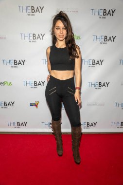 Celeste Fianna attends Special Outdoor Screening of THE BAY's 2-PART Season Finale! at private residence, Los Angeles, CA on May 8, 2021 clipart