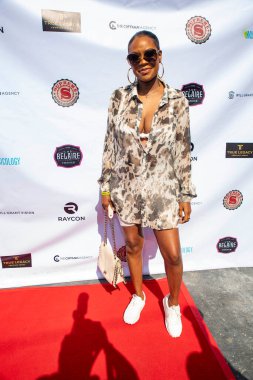 Meosha Davis, 30 Mayıs 2021 'de Momenti-LA, Los Angeles, CA' da düzenlenen 