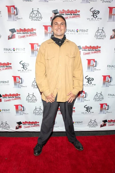Jack Cook Deltar Forbes Productions Presenter Flained Red Carpet Comedy — Stockfoto