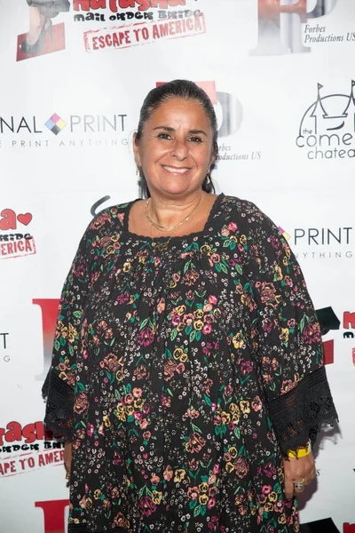 Martine Melloul Attends Forbes Productions Presents Stained Red Carpet Comedy — Stock Photo, Image