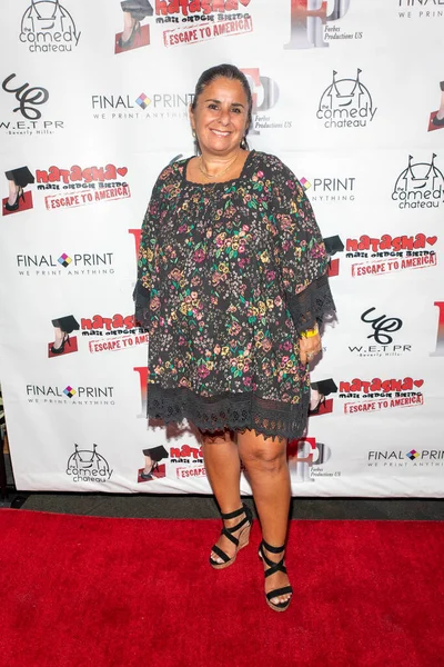 Martine Melloul Attends Forbes Productions Presents Stained Red Carpet Comedy — Stock Photo, Image