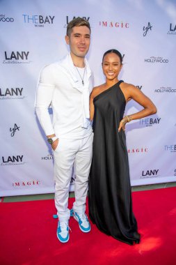 Kristos Andrews, Karrueche Tran, 12 Haziran 2021 'de Los Angeles, CA' da LANY Entertainment 'in yaz endüstrisi tanışma toplantısına katıldı.