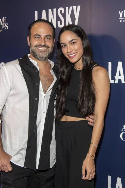 Ben Talei Laura Lopez Attend Los Angeles Film Premiere Lansky — Stock Photo, Image