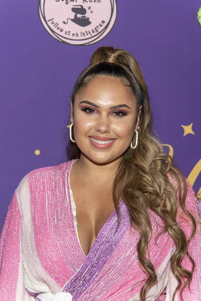 Kristinia Debarge Assiste Poobear Shndo Loureen Ayyoub Music Video Premiere — Fotografia de Stock