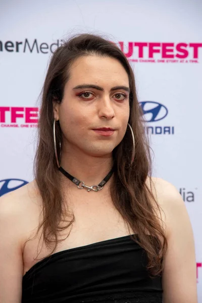 Sepehr Mashiahof Assiste Sommet Annuel Trans Non Binaire Outfest Lgbtq — Photo