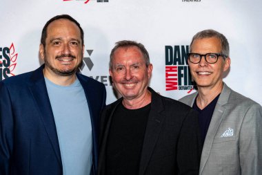 Dion Labriola, Ike Eisenmann ve Andy Steinlen, 5 Eylül 2021 'de TCL Çin Tiyatrosu' nda düzenlenen 24. Film Festivali 