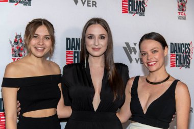 Allison Moses, Brooke Trantor, Claire Glassford Film Festivali 'nin 24. Yıllık Kısa Film galasına katıldı. TCL Çin Tiyatrosu, Los Angeles, CA 4 Eylül 2021