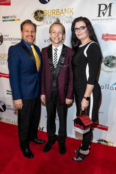 James Christian Rebekah Ganiere Attends 13Th Annual Burbank International Film — Stock Photo, Image