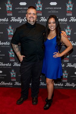 Chad Alsager, Marissa Fujimoto 23 Eylül 2021 'de Japonya' da düzenlenen 17. HollyShorts Açılış Gecesi Festivali 'ne katıldı.