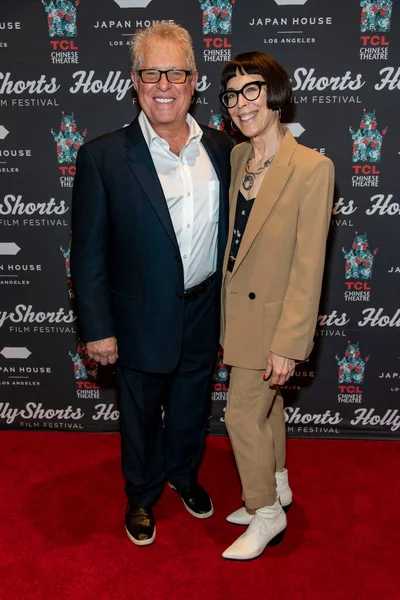 マーシャ ニューマンロバート グリネルトが2021年9月23日にカリフォルニア州ロサンゼルスのジャパン ハウスで開催される第17回ハリーショーツ オープニング ナイト フェスティバルに出席 — ストック写真