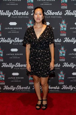 Carolyn Mao, 23 Eylül 2021 'de Japonya' nın Los Angeles kentinde düzenlenen 17. HollyShorts Açılış Gecesi Festivali 'ne katıldı.