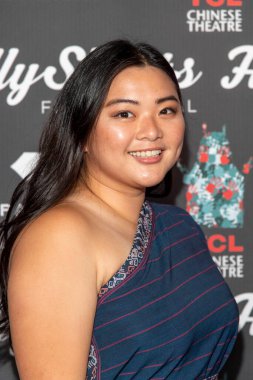 Jennifer Octivana, 27 Eylül 2021 'de TCL Çin Tiyatrosu' nda düzenlenen 17. HollyShorts İkinci Film Yapımcıları kırmızı halısına katıldı.